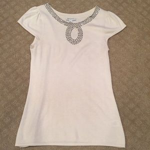 BR knit beaded top